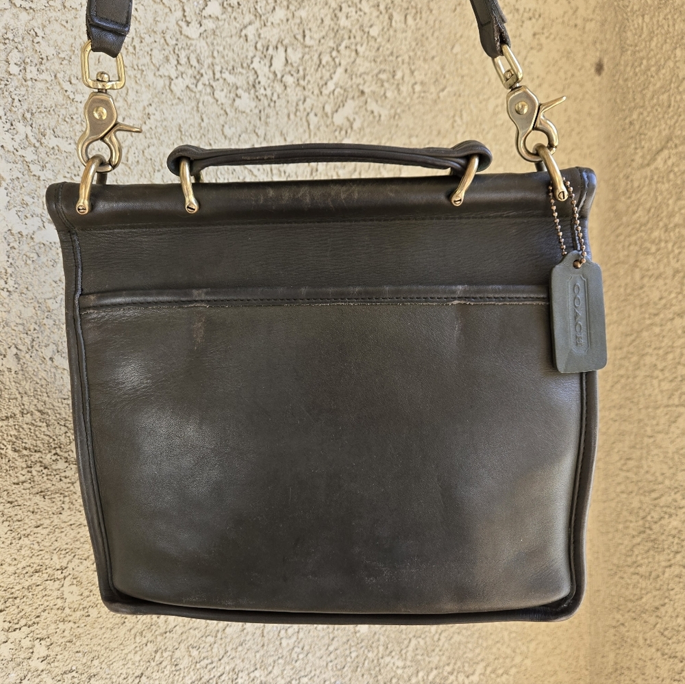 Coach 9927 Willis Green Loden Olive Bag Purse Crossbody Vintage Hangtag - Picture 5 of 16
